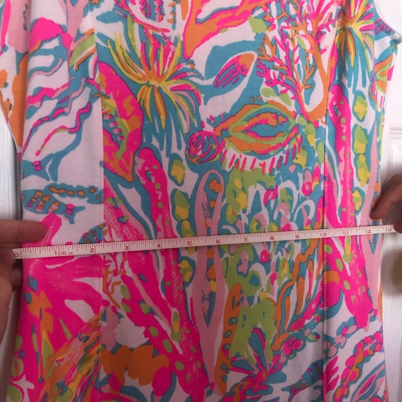 Lilly Pulitzer Neon Coral Dress - Picture 7 of 8